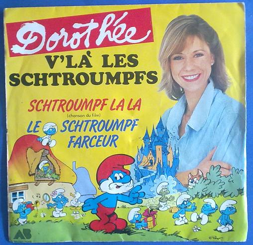Acheter disque vinyle dorothèe schtroumpf la la / le schtroumpf farceur a vendre